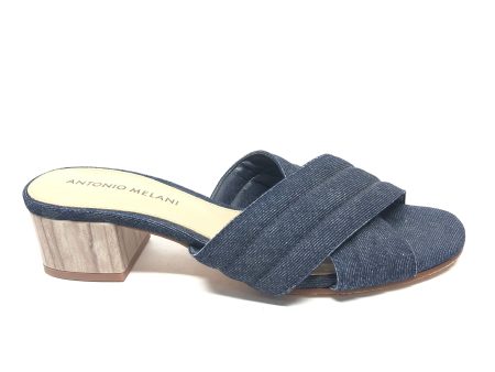 Shoes Heels Block By Antonio Melani In Navy, Size: 6.5 For Cheap