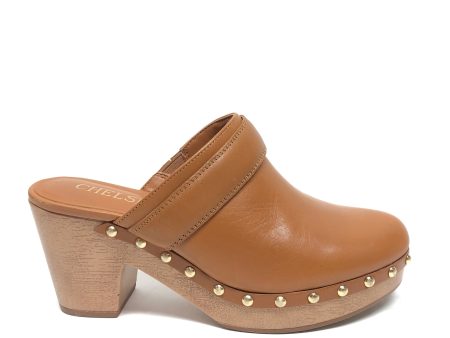 Shoes Heels Block By Chelsea And Violet In Brown, Size: 7.5 Sale