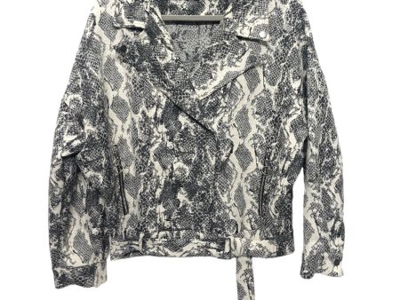 Snakeskin Print Jacket Other Zara Basic, Size M Online