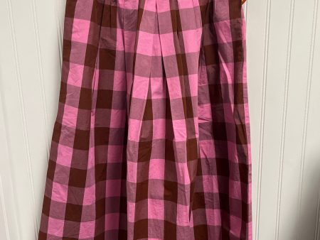 Skirt Midi By J. Crew In Pink, Size: 0 Online Hot Sale