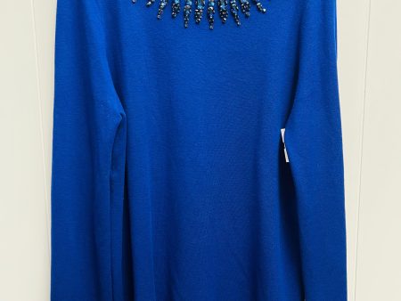 Sweater By Chicos In Blue, Size: L Discount