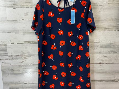 Dress Casual Short By Draper James In Blue & Orange, Size: L Online