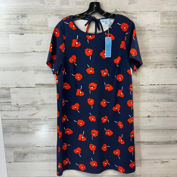 Dress Casual Short By Draper James In Blue & Orange, Size: L Online