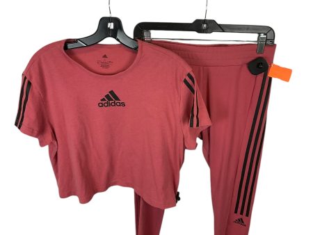 Pants Set 2pc By Adidas In Red, Size: L Online