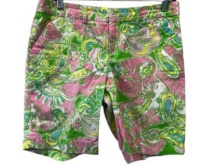 Shorts By Lilly Pulitzer In Green & Pink, Size: 4 For Discount