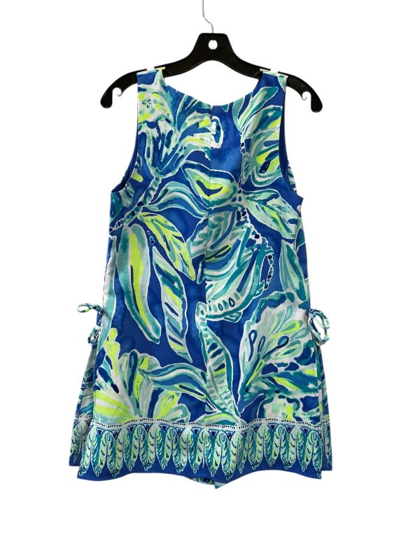 Dress Casual Midi By Lilly Pulitzer In Blue & Green, Size: 6 Cheap