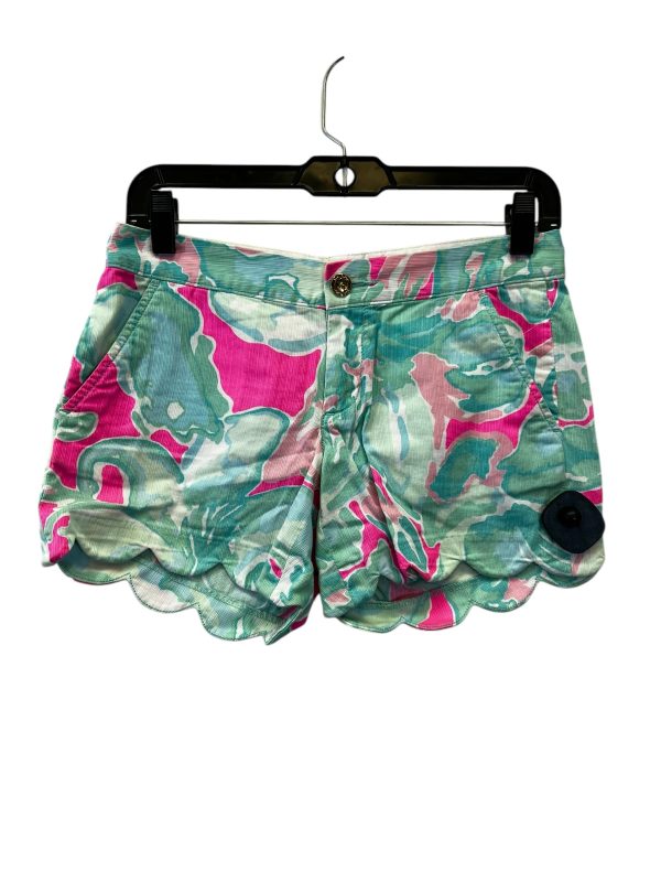 Shorts By Lilly Pulitzer In Grey & Pink, Size: Xxs Hot on Sale