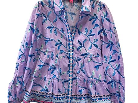 Top Long Sleeve By Lilly Pulitzer In Purple, Size: S Hot on Sale