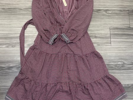 Dress Casual Midi By Max Studio In Maroon, Size: L Sale