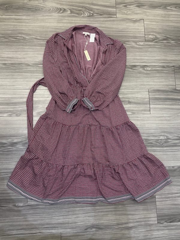 Dress Casual Midi By Max Studio In Maroon, Size: L Sale