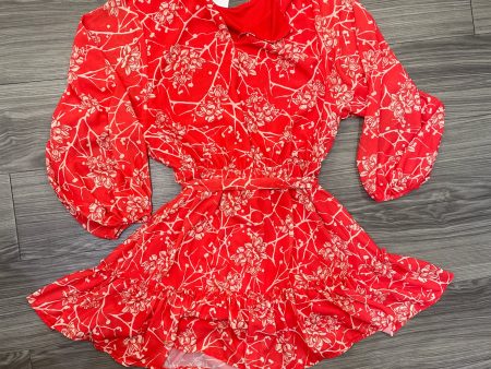 Dress Casual Short By Flying Tomato In Red, Size: L Cheap