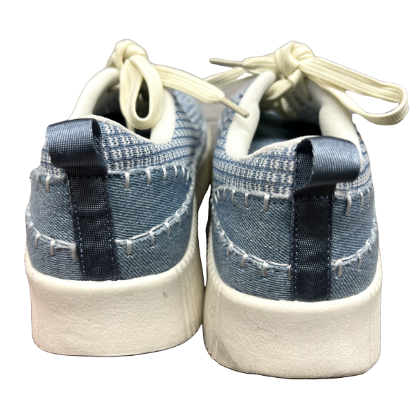 Shoes Sneakers By Nicole Miller In Blue & White, Size: 7.5 Discount