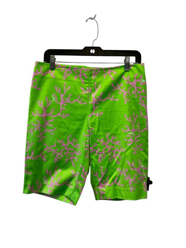 Shorts By Lilly Pulitzer In Green & Pink, Size: 8 Sale