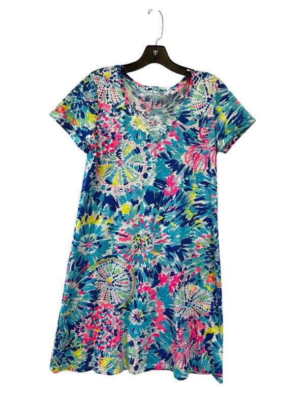 Dress Casual Midi By Lilly Pulitzer In Blue & Green, Size: S on Sale