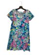 Dress Casual Midi By Lilly Pulitzer In Blue & Green, Size: S on Sale