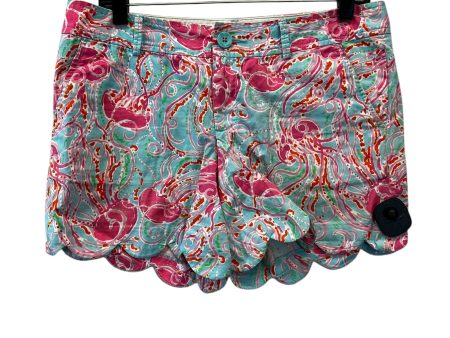 Shorts By Lilly Pulitzer In Blue & Pink, Size: 6 Cheap