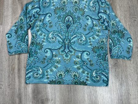 Top 3 4 Sleeve By Talbots In Blue, Size: Xl Online