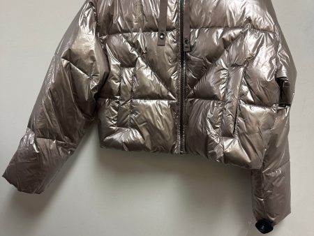 Jacket Puffer & Quilted By Avec Les Filles In Rose Gold, Size: M Cheap