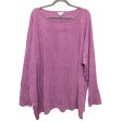 Top Long Sleeve Basic By J. Jill In Purple, Size: 4x Online now