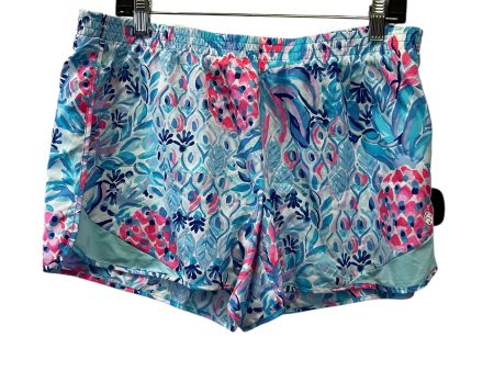 Shorts By Lilly Pulitzer In Blue & Pink, Size: L For Sale