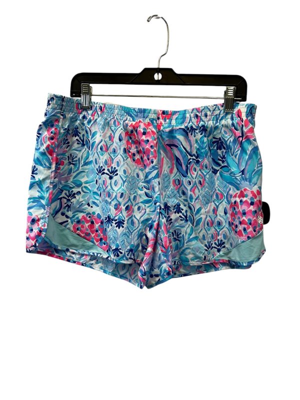 Shorts By Lilly Pulitzer In Blue & Pink, Size: L For Sale