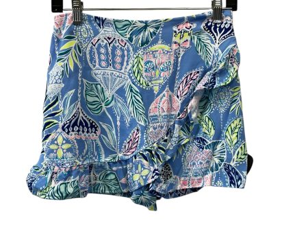 Skort By Lilly Pulitzer In Blue & Pink, Size: 2 Sale