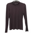 Top Long Sleeve By Ann Taylor In Brown, Size: S For Sale