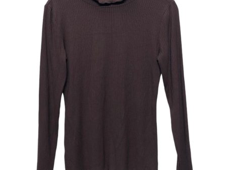 Top Long Sleeve By Ann Taylor In Brown, Size: S For Sale