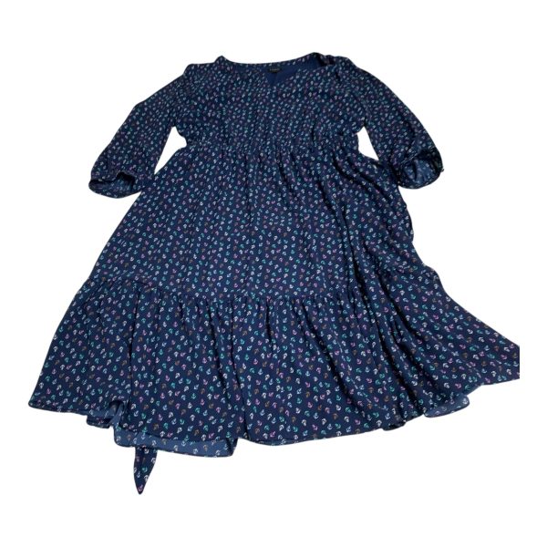 Dress Casual Midi By Talbots In Navy, Size: L Supply