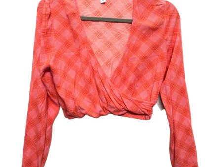 Pink & Red Top Long Sleeve Bp, Size S Hot on Sale