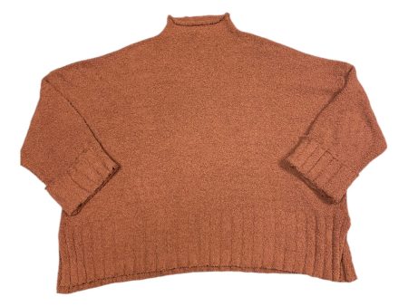 Sweater By White Birch In Brown, Size:1X For Cheap