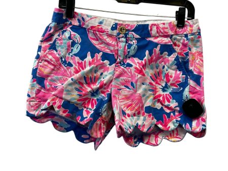 Shorts By Lilly Pulitzer In Blue & Pink, Size: 2 Online Hot Sale