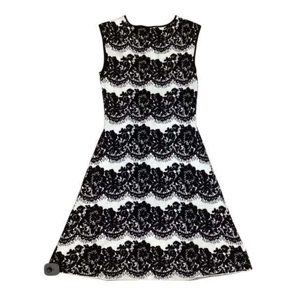 Dress Casual Midi By Vince Camuto In Black & White, Size: Xs Discount