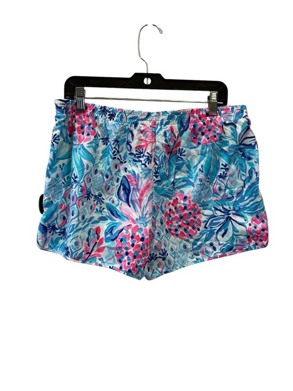 Shorts By Lilly Pulitzer In Blue & Pink, Size: L For Sale