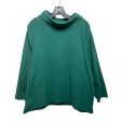 Fleece Top Long Sleeve Basic By Talbots In Green, Size: 2x For Discount