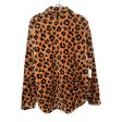 Leopard Jacket Faux Fur & Sherpa By Simply Southern In Animal Print, Size: L For Sale