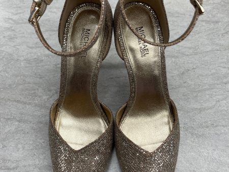 Shoes Heels Stiletto By Michael By Michael Kors In Gold, Size: 5.5 For Sale