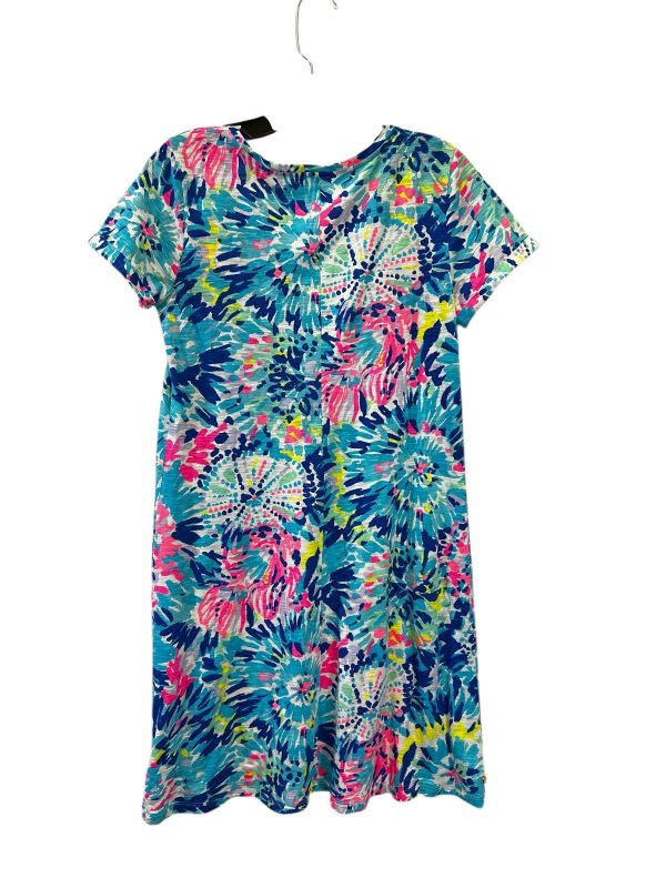 Dress Casual Midi By Lilly Pulitzer In Blue & Green, Size: S on Sale