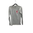 Top Long Sleeve Basic By Hanes In Grey, Size: S Hot on Sale