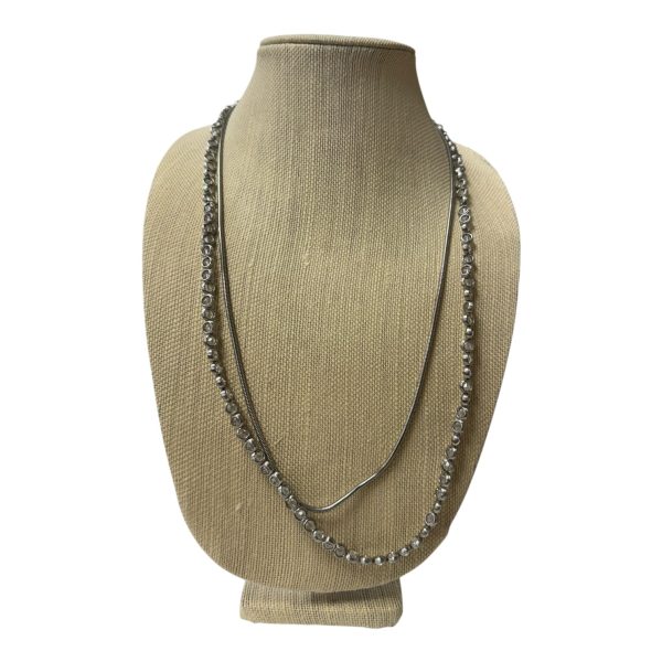 Necklace Layered By Chicos In Silver For Sale