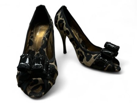 Shoes Heels Stiletto By Clothes Mentor In Animal Print, Size: 6.5 For Sale