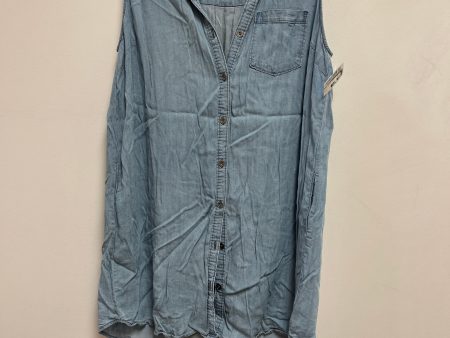 Dress Casual Short By Staccato In Blue Denim, Size: M Online Sale