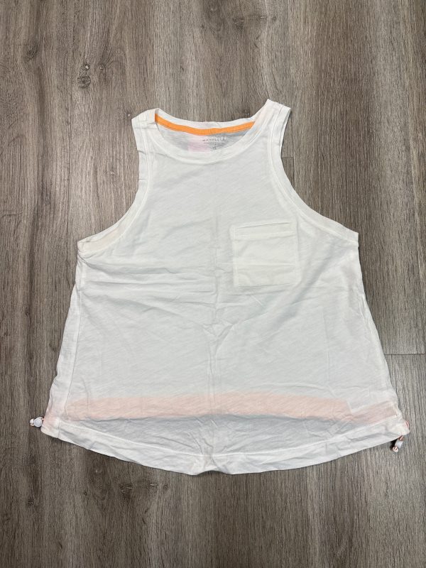 Athletic Tank Top By Athleta In White, Size: Xs For Cheap