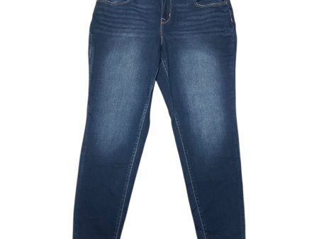 Jeans Skinny By Maurices In Blue Denim, Size:18 Cheap