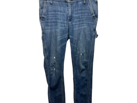 Jeans Straight By Pilcro In Blue Denim, Size: 4 Sale