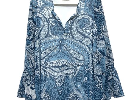 Tunic Long Sleeve By Show Me Your Mumu In Blue & White, Size: S For Discount