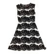 Dress Casual Midi By Vince Camuto In Black & White, Size: Xs Discount