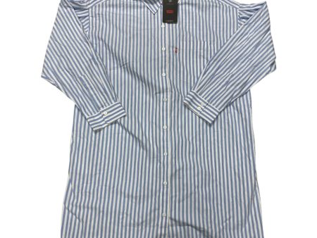 Dress Casual Short By Levis In Striped Pattern, Size:L For Cheap