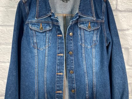 Jacket Denim By Clothes Mentor In Blue, Size: M Hot on Sale