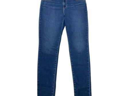 Jeans Skinny By Levis In Blue Denim, Size:12 Fashion